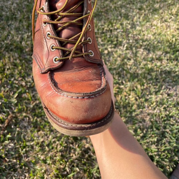 Red Wing 8131 Brown Leather Moc Toe